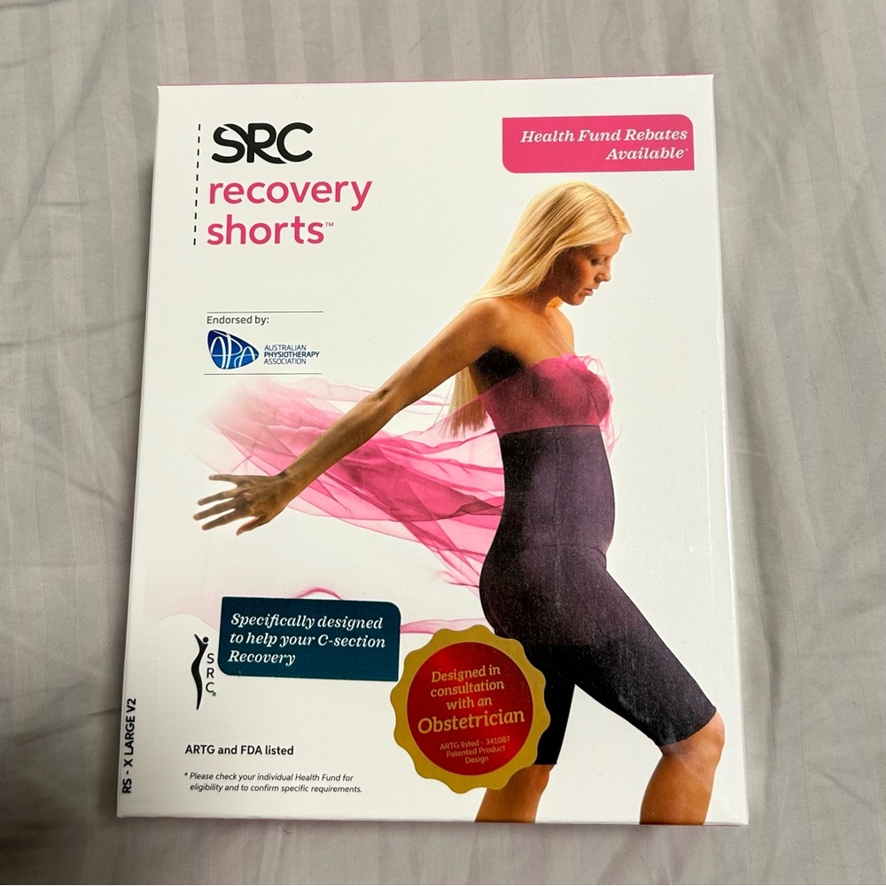 SRC C-Section Recovery Shorts | BRAND NEW in Box | Postpartum Support
